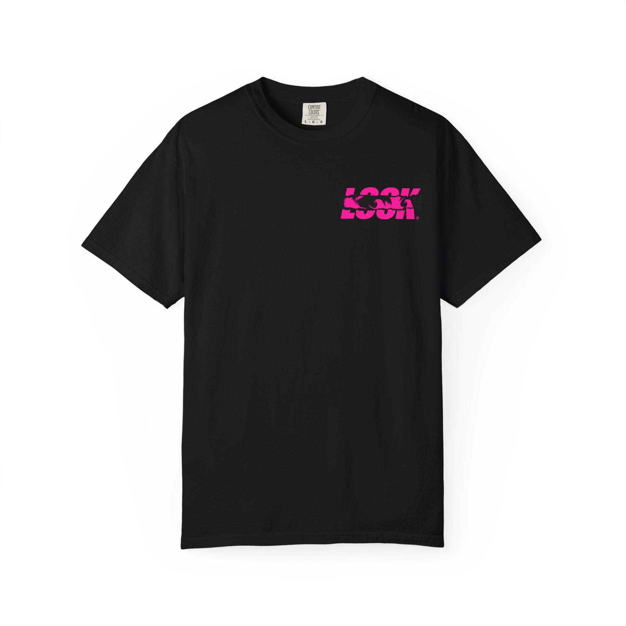 Look Graphic Unisex Garment-Dyed T-Shirt, Trendy Streetwear