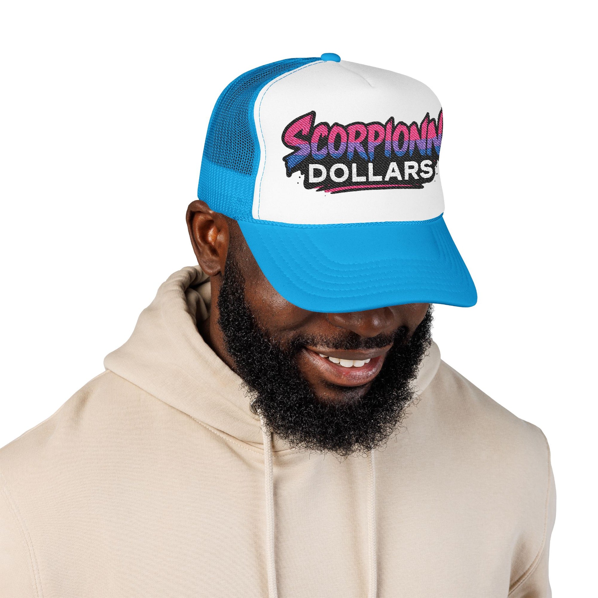ScorpionDollars Snapback Hat- Retro Gradient Cap StreetWear Style