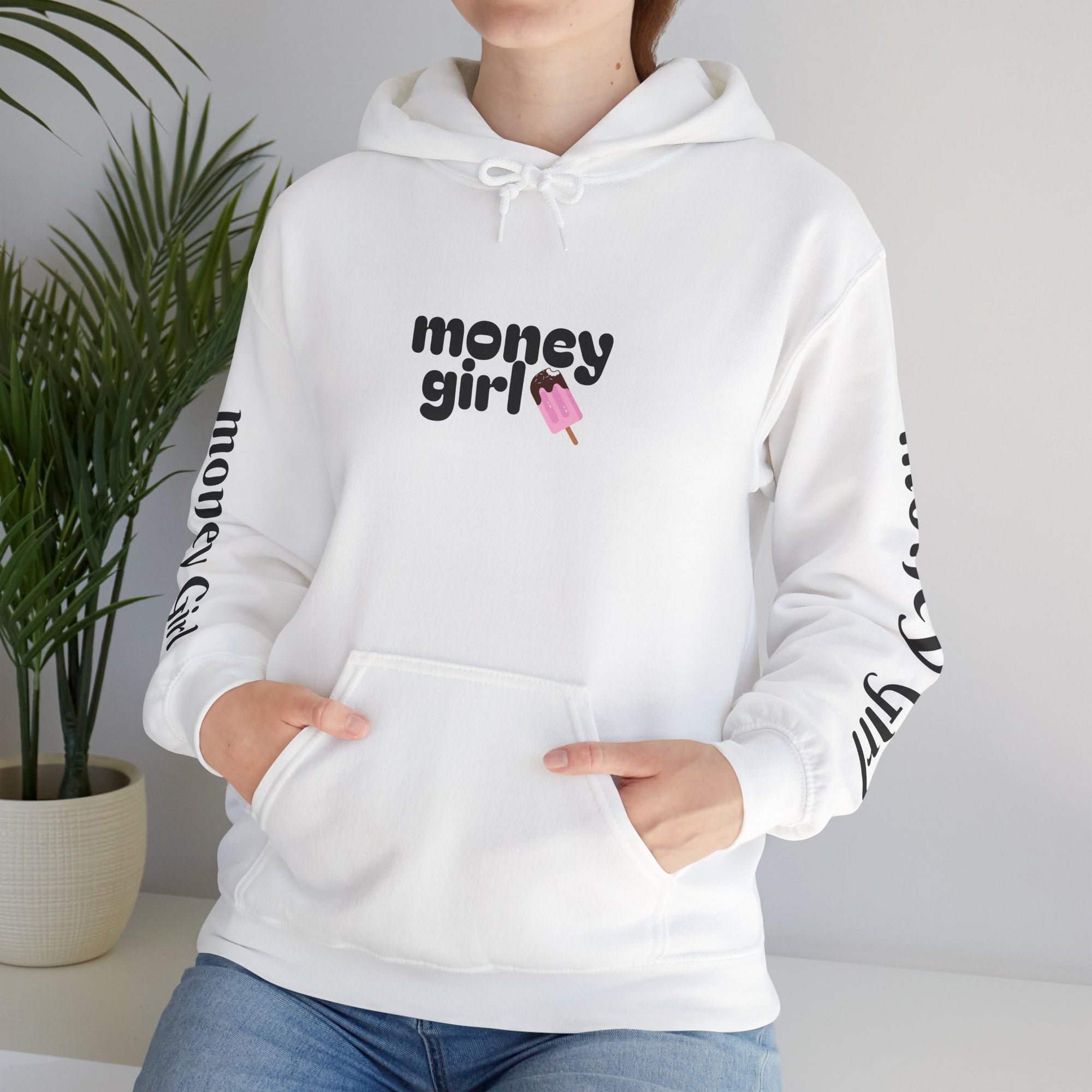 Money Girl Hooded Sweatshirt  Money for Living Needs