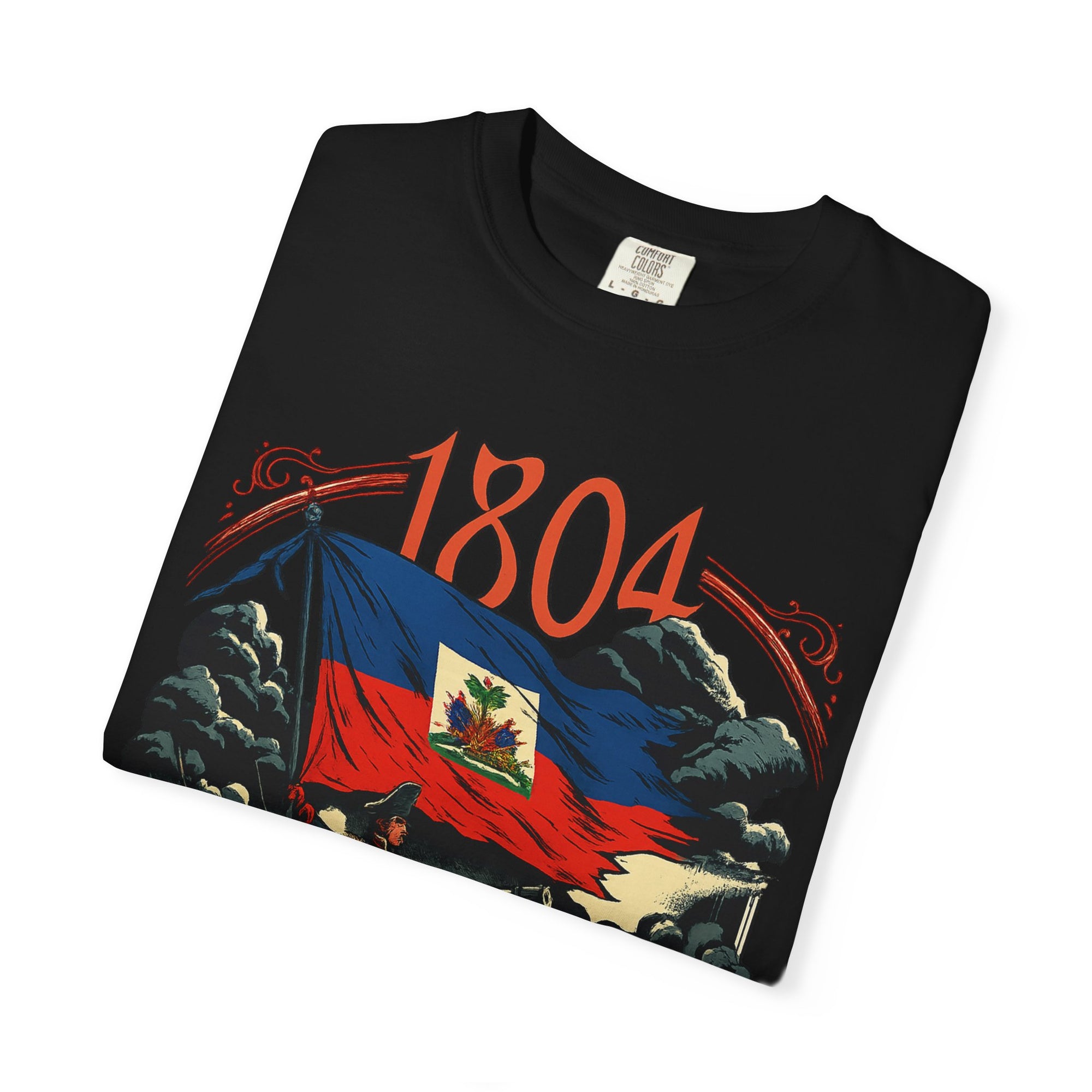 Haitian Heritage T-Shirt, Celebrate Freedom, Liberty or Death Graphic Tee, Unisex Garment-Dyed Shirt, Cultural Celebration Apparel