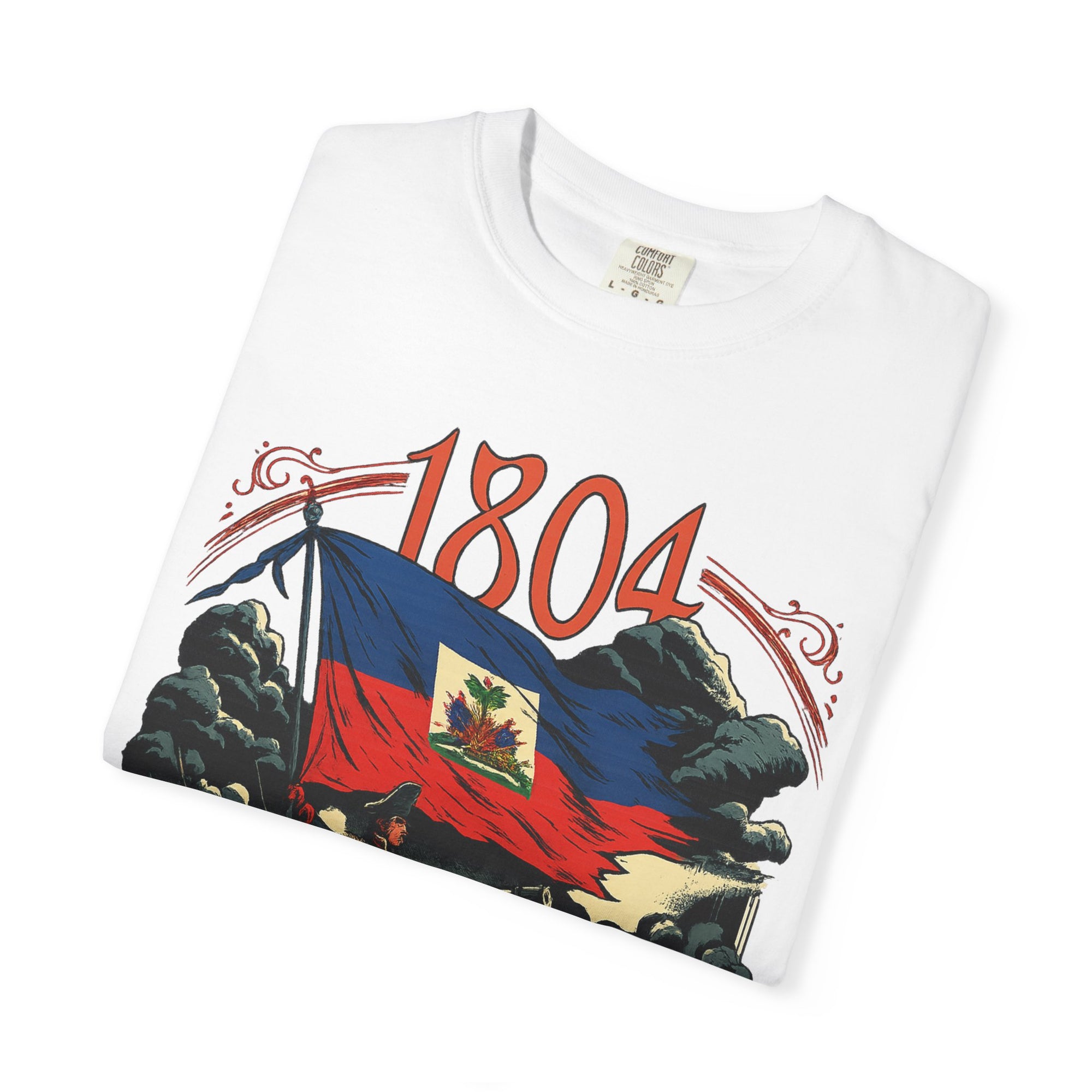Haitian Heritage T-Shirt, Celebrate Freedom, Liberty or Death Graphic Tee, Unisex Garment-Dyed Shirt, Cultural Celebration Apparel
