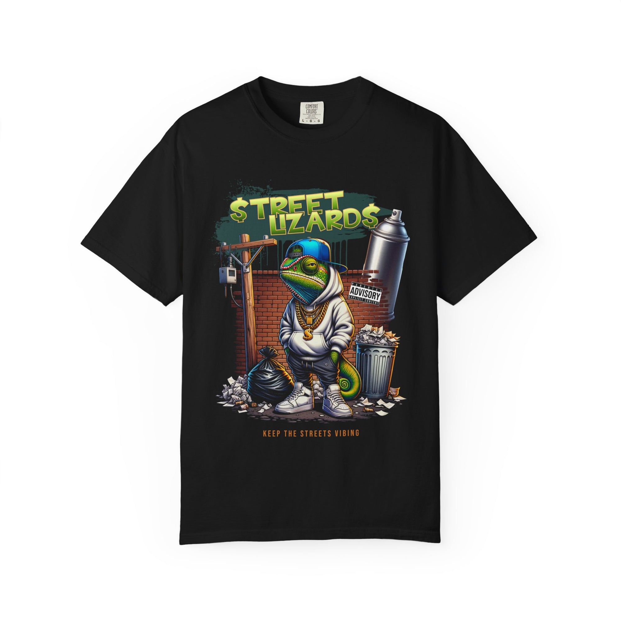 Street Lizards Unisex T-shirt | Urban Streetwear, Hip Hop Fashion, Trendy Graphic Tee, Cool Gift Idea, Casual Style