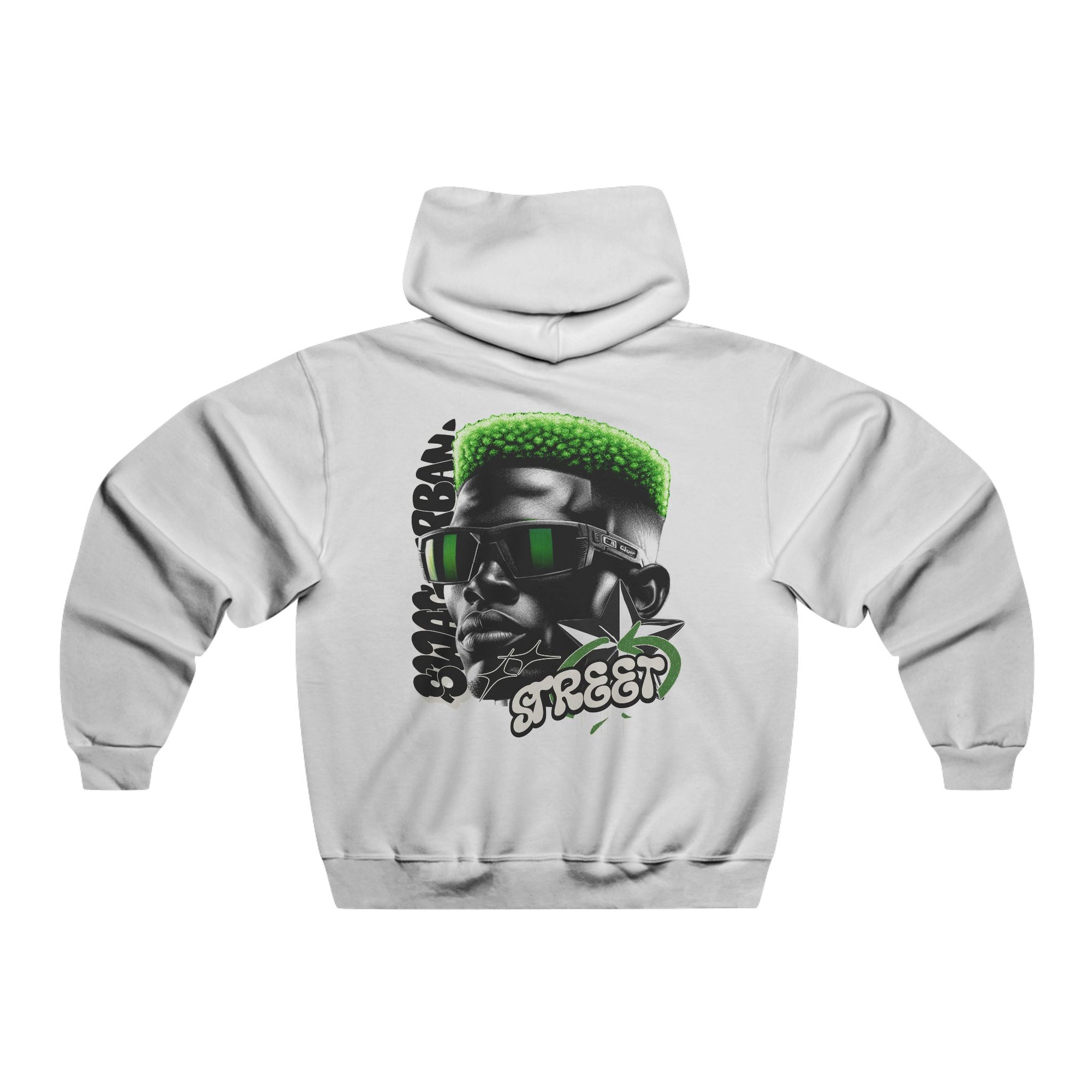 Street Style Men's Hoodie, Trendy Outfit