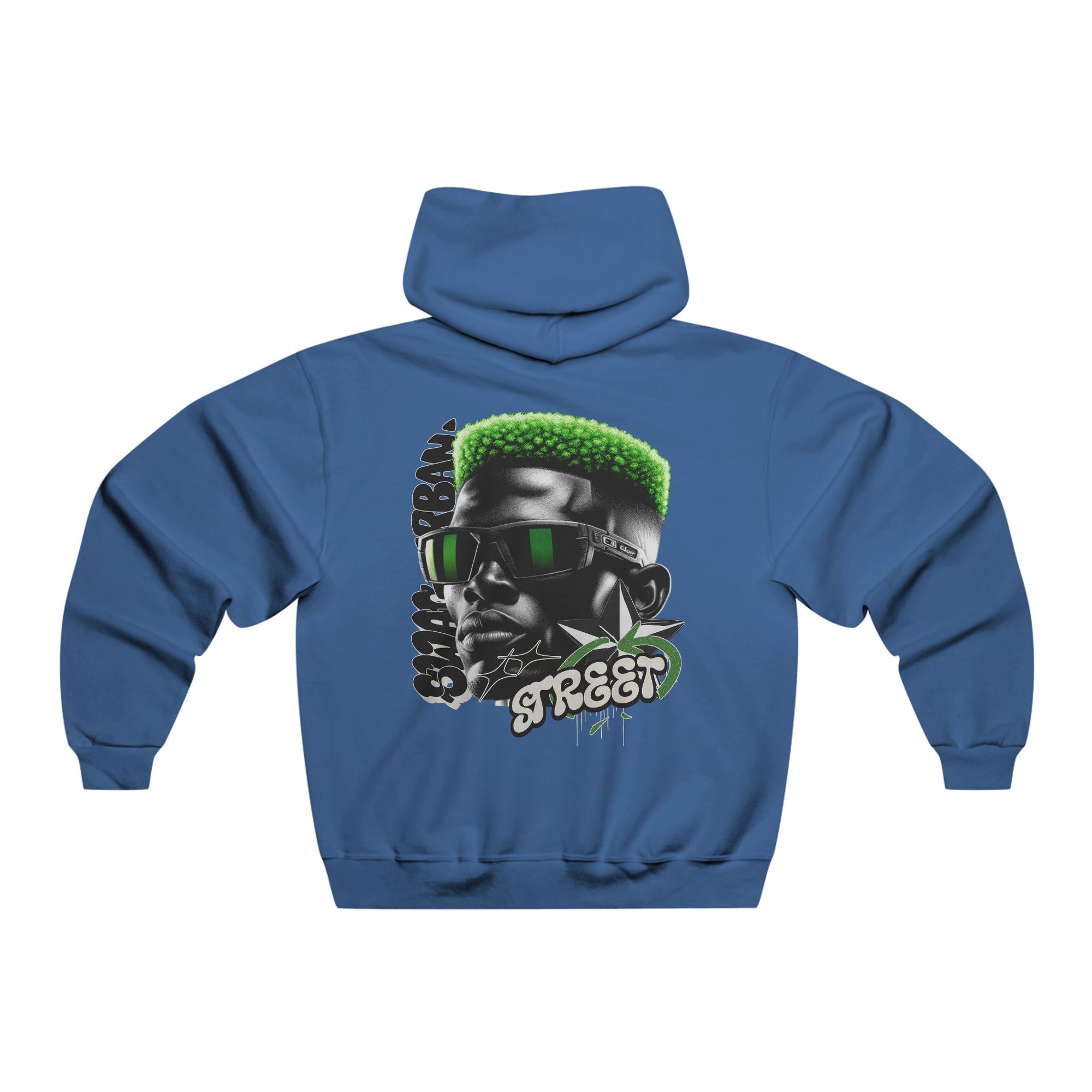 Street Style Men's Hoodie, Trendy Outfit