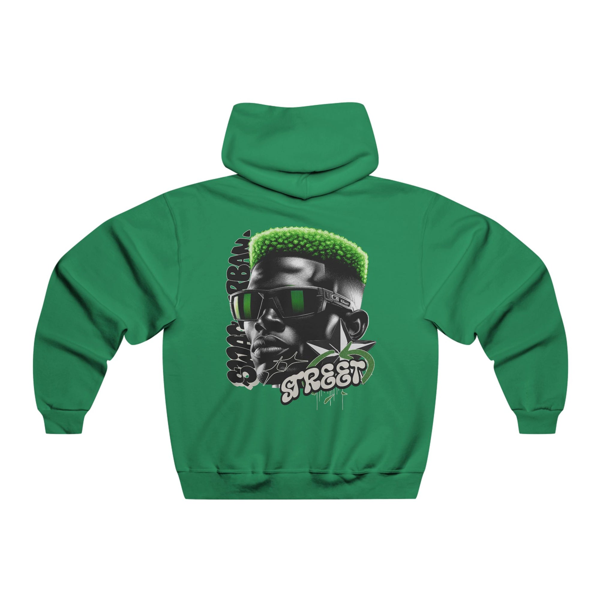 Street Style Men's Hoodie, Trendy Outfit