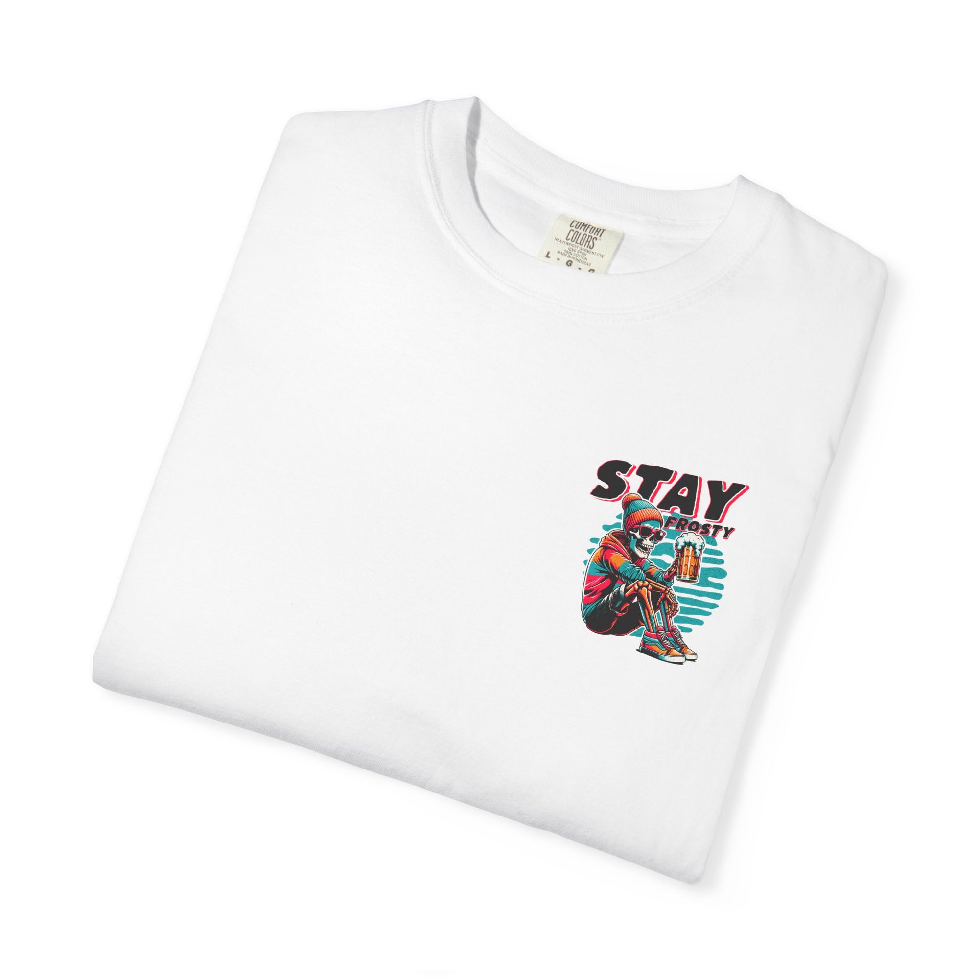 Stay Frosty Unisex T-Shirt, Cool Graphic Tee, Casual Wear, Gift for Friends, Beer Lover Shirt