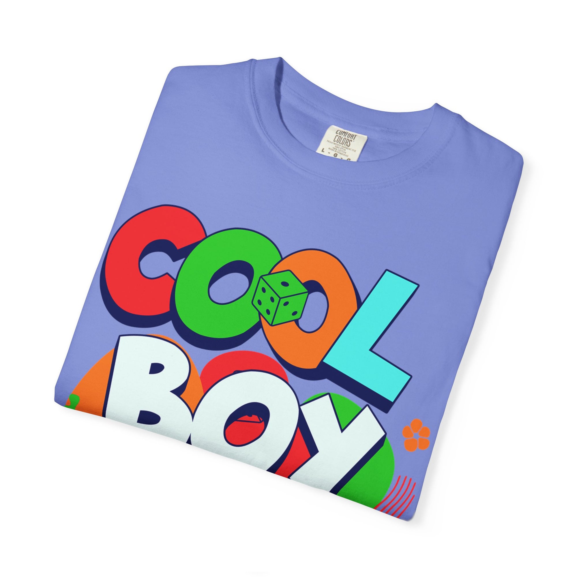 Cool Boy Club Unisex Garment-Dyed T-shirt, Trendy Tee, Youth Apparel, Gift for Kids, Summer Fashion, Graphic Top