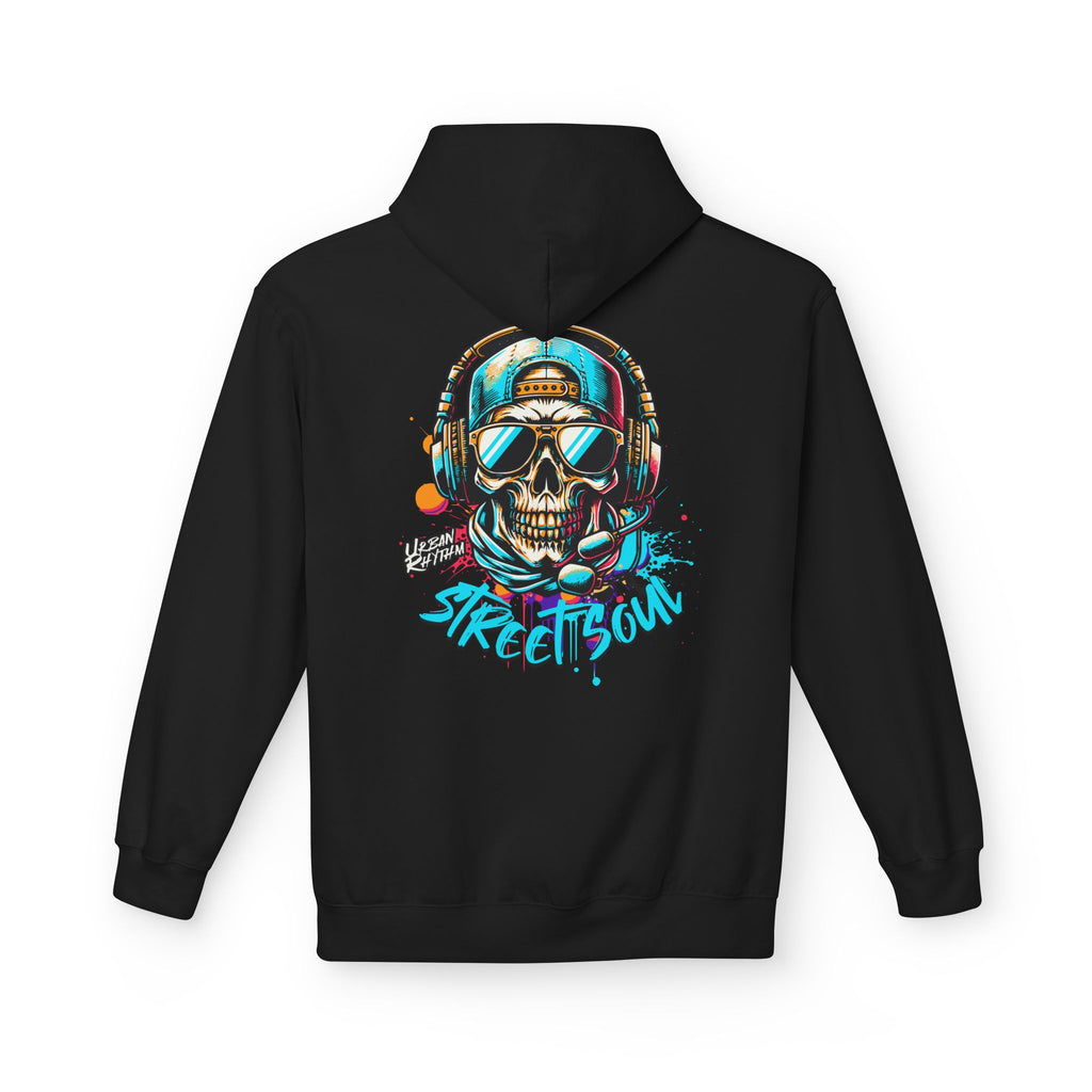 Hip Street Culture Hoodie - Unisex Midweight Fleece, Urban Style, Casual Wear, Unique Gift for Music Lovers, Streetwear Collection