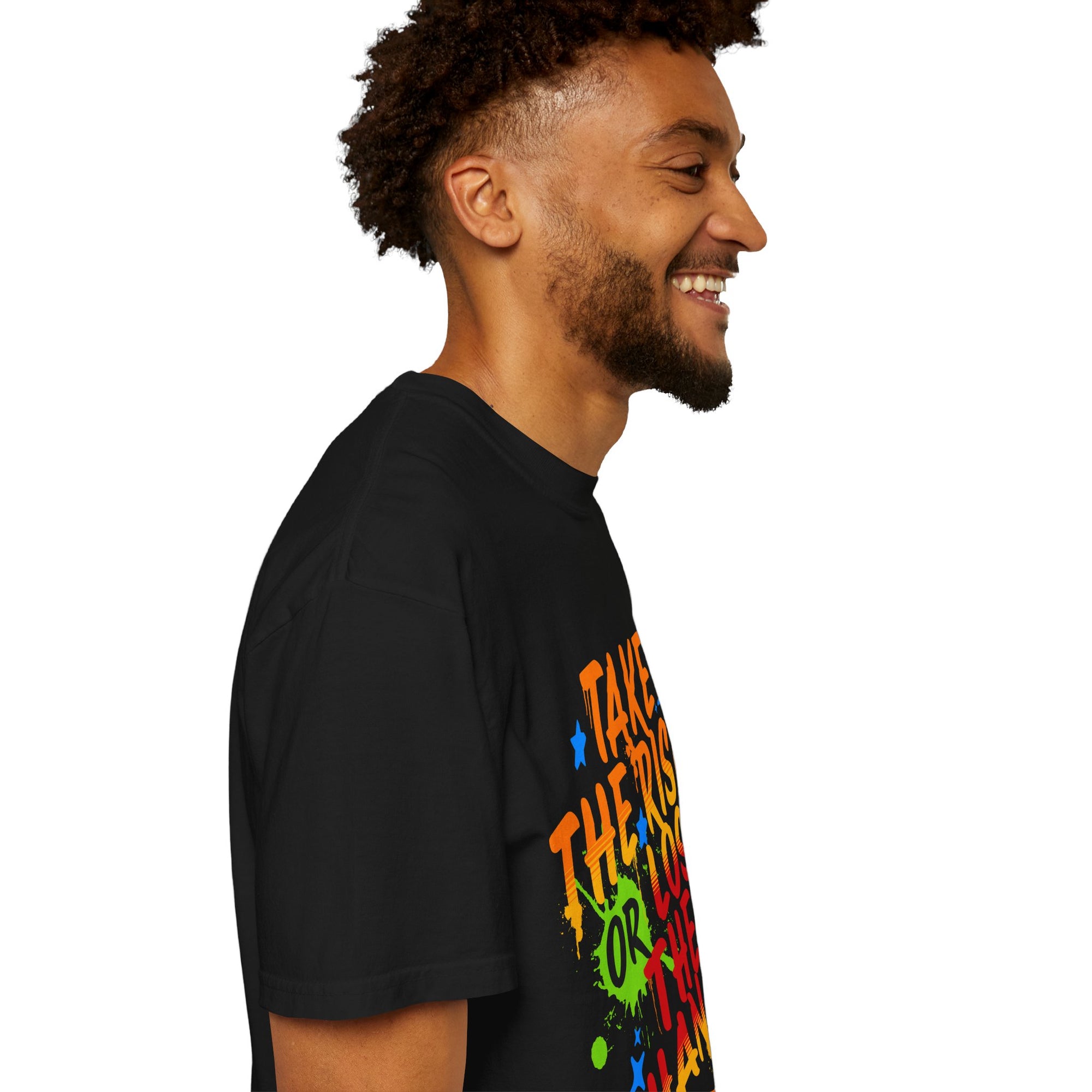 Take the Risk or Lose the Chance Bold Inspirational T-Shirt for Dreamers