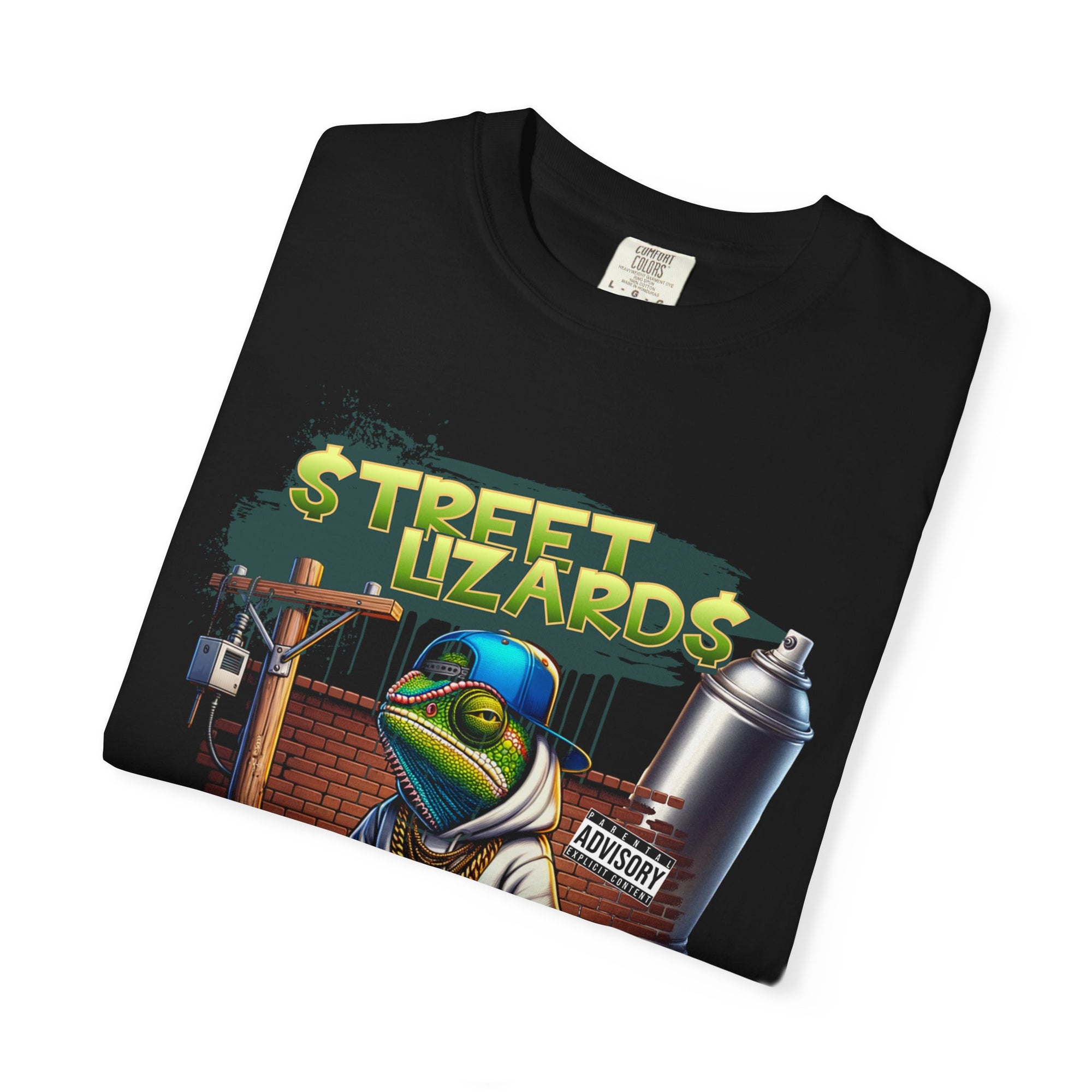 Street Lizards Unisex T-shirt | Urban Streetwear, Hip Hop Fashion, Trendy Graphic Tee, Cool Gift Idea, Casual Style