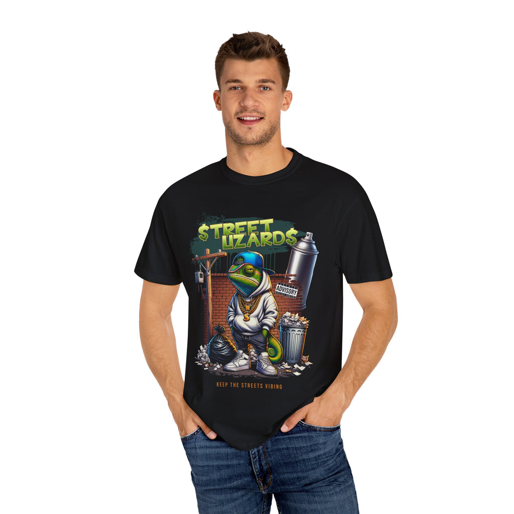Street Lizards Unisex T-shirt | Urban Streetwear, Hip Hop Fashion, Trendy Graphic Tee, Cool Gift Idea, Casual Style