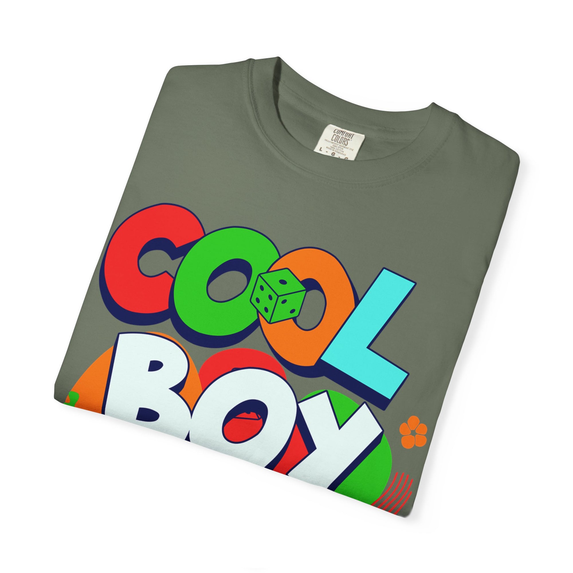 Cool Boy Club Unisex Garment-Dyed T-shirt, Trendy Tee, Youth Apparel, Gift for Kids, Summer Fashion, Graphic Top