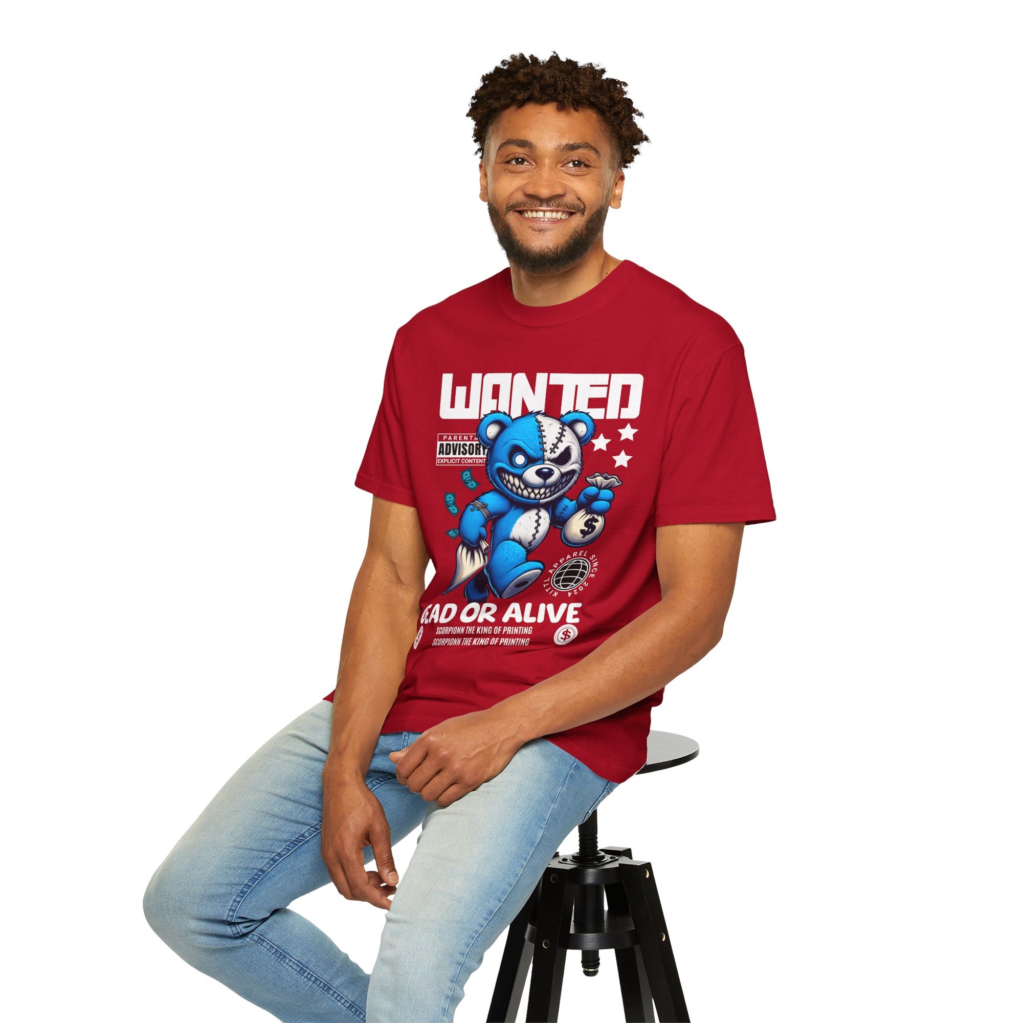 Wanted dead or alive Graphic Streetwear T-shirt
