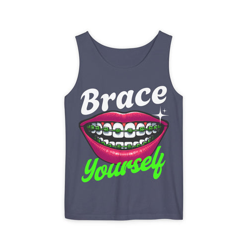 BRACES GIRLS MOUTH Graphic Tank Top