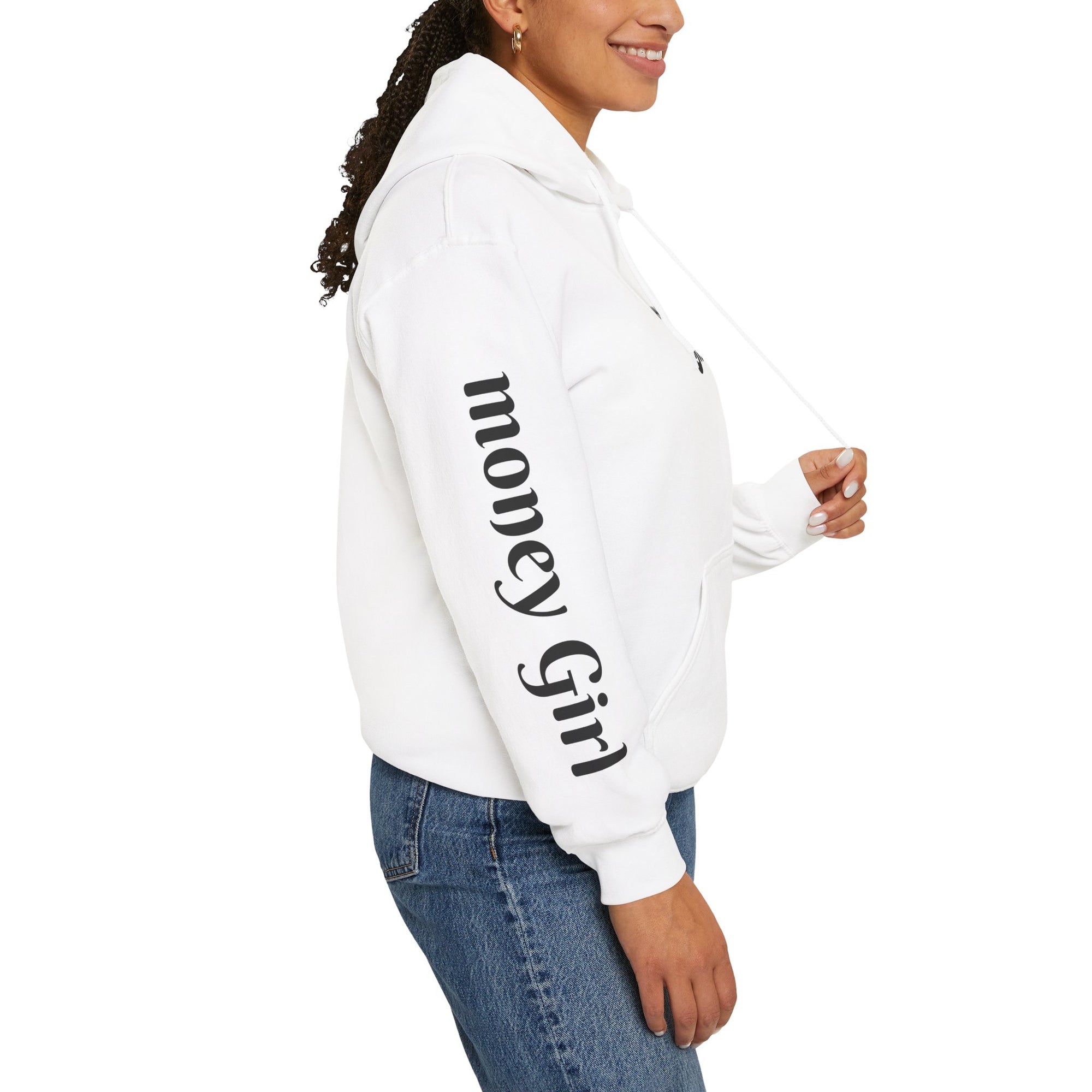 Money Girl Hooded Sweatshirt  Money for Living Needs