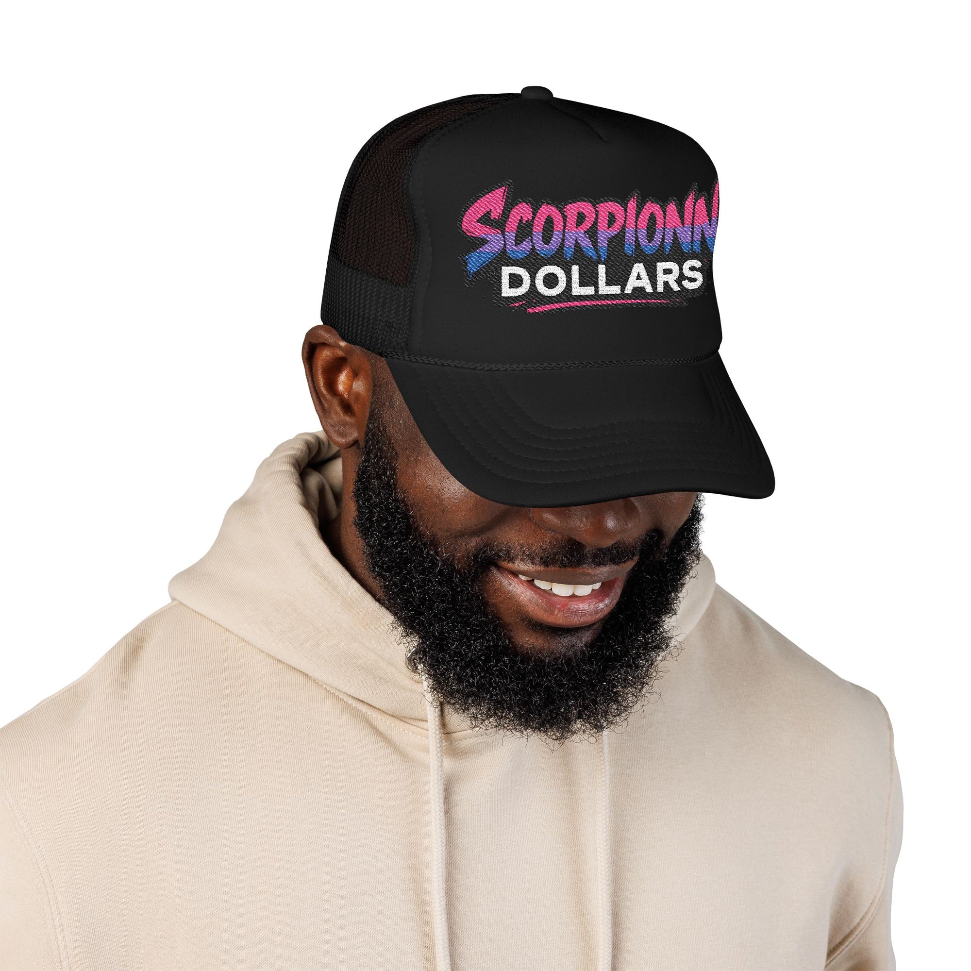 ScorpionDollars Snapback Hat- Retro Gradient Cap StreetWear Style