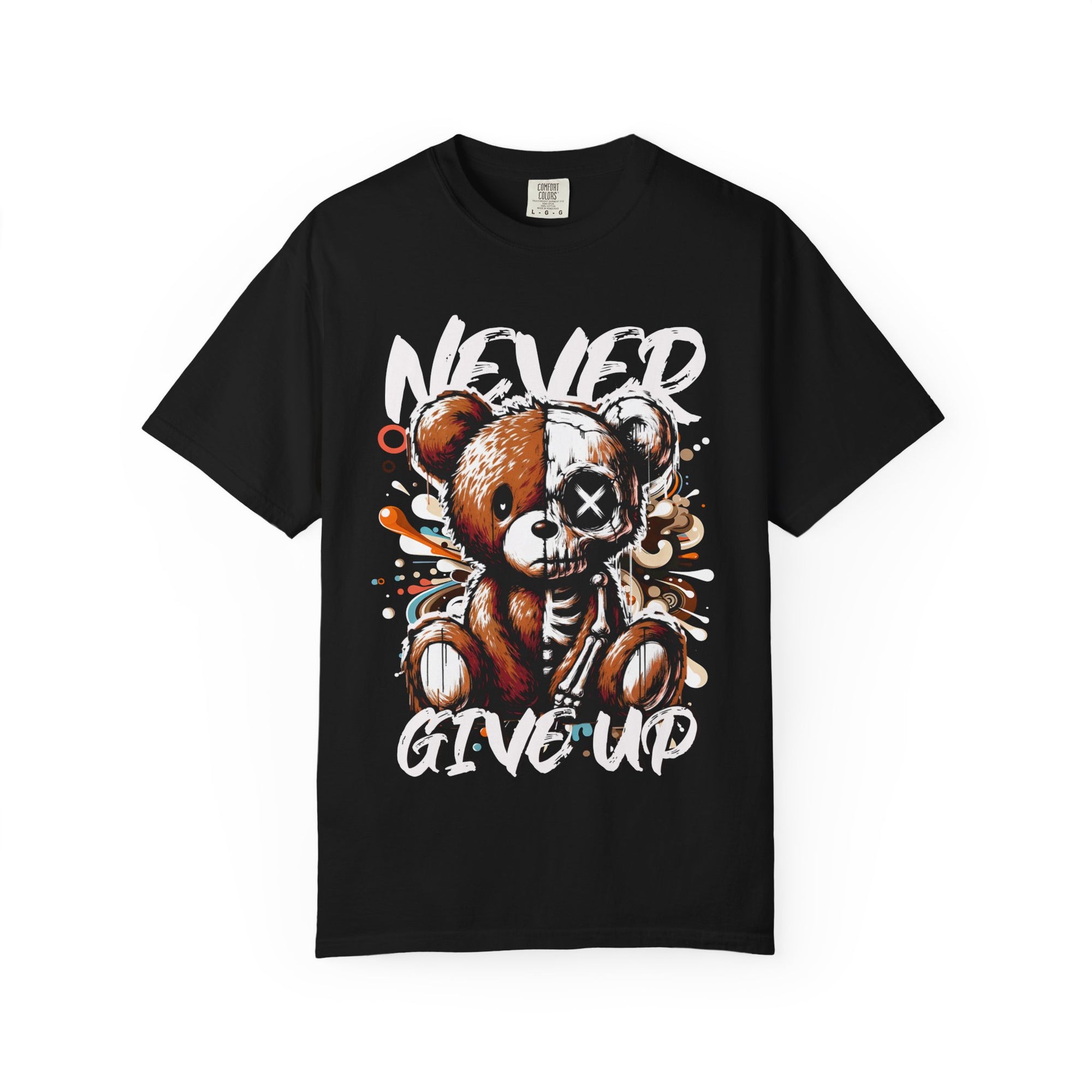 Never Give Up Unisex T-Shirt | Motivational Tee | Gift for Friends | Casual Streetwear | Perfect for Everyday Wear, Birthdays, Inspiration