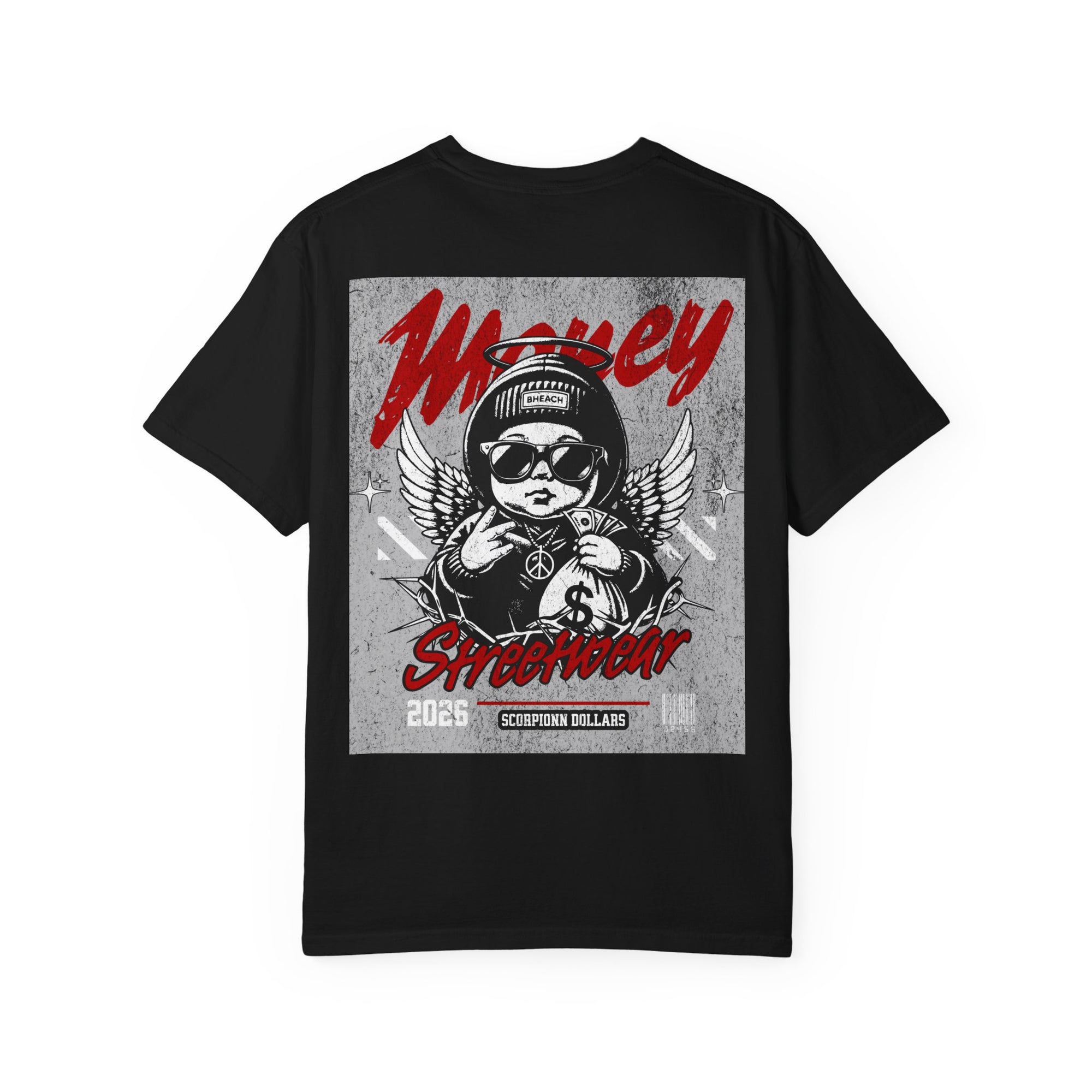 Scorpionn Money Streetwear Graphic Tee, Cool Unisex Shirt, Urban Style Apparel, Hip Hop T-shirt, Trendy Gifts for Him/Her