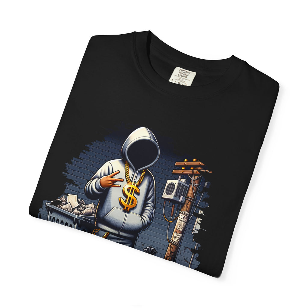 Money Matters T-Shirt, Unisex Garment-Dyed Tee, Casual Streetwear, Gift for Gamers, Birthday Present, Trendy Graphic Tee