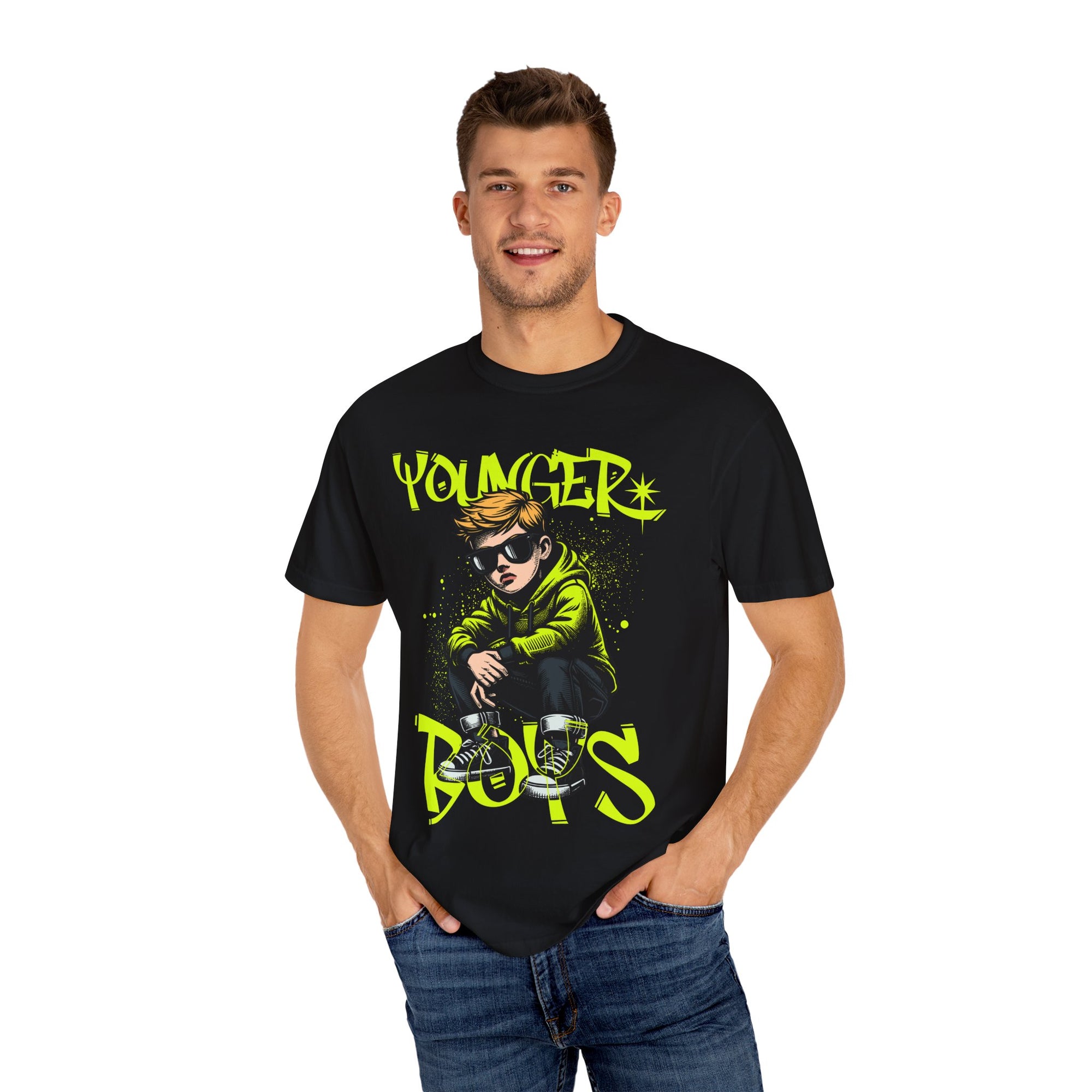 Cool Boys Graphic Tee, Trendy Youth T-Shirt, Stylish Streetwear, Gift for Young Boys, Casual Wear for Boys' Parties
