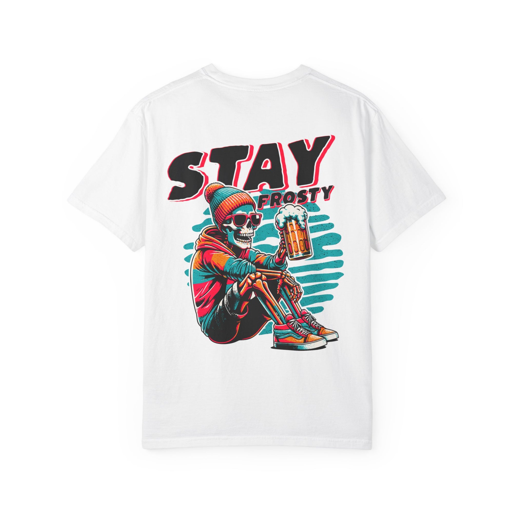 Stay Frosty Unisex T-Shirt, Cool Graphic Tee, Casual Wear, Gift for Friends, Beer Lover Shirt
