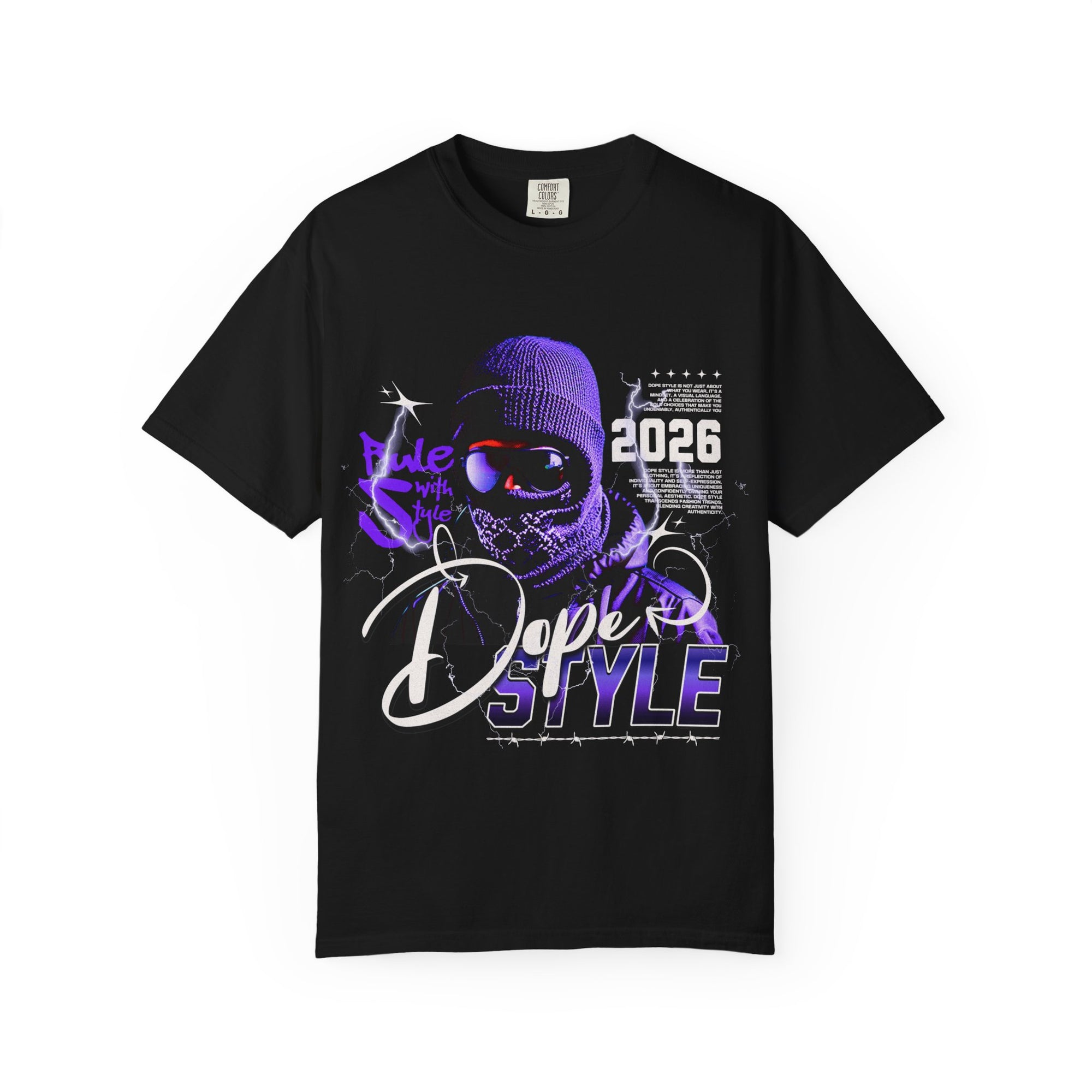 Dope Style Unisex Graphic T-shirt, Trendy Apparel, Streetwear Fashion, Unique Gift, Cool Casual Wear, 2026 Theme