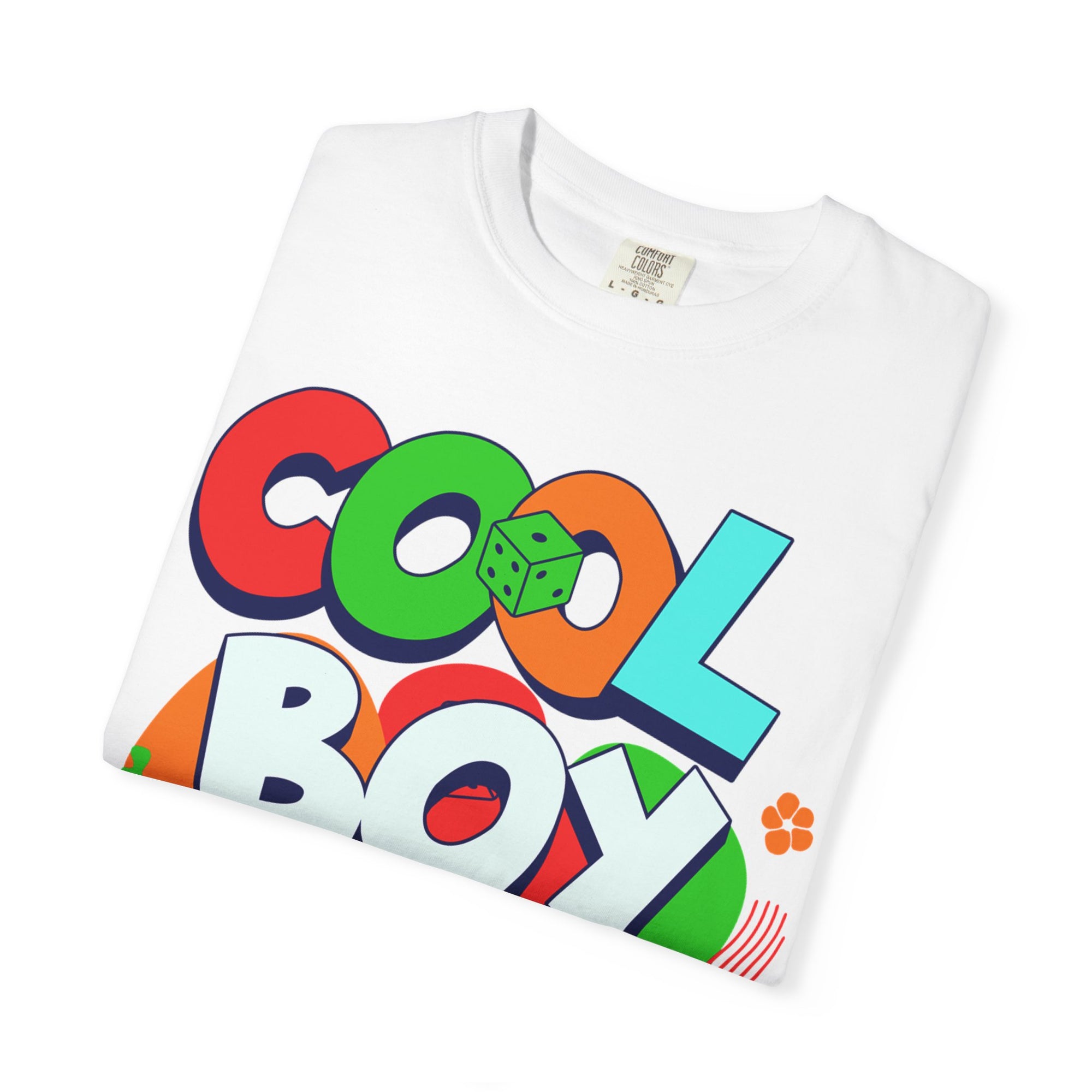 Cool Boy Club Unisex Garment-Dyed T-shirt, Trendy Tee, Youth Apparel, Gift for Kids, Summer Fashion, Graphic Top