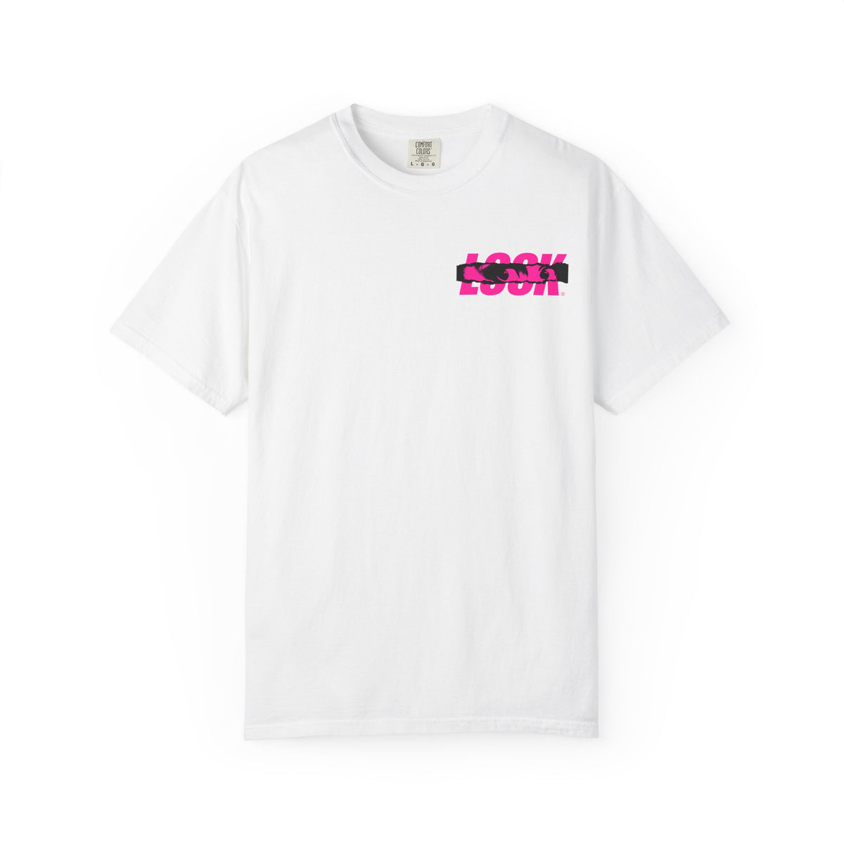 Look Graphic Unisex Garment-Dyed T-Shirt, Trendy Streetwear
